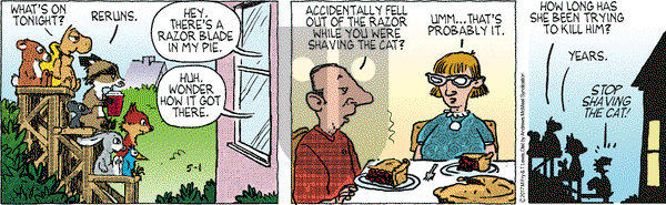 Over the Hedge on Monday May 1, 2017 Comic Strip