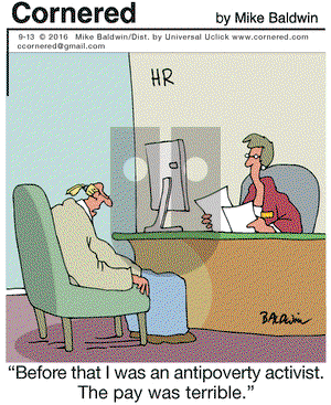 Cornered on Tuesday September 13, 2016 Comic Strip