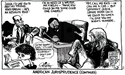 Pat Oliphant on Friday March 24, 1995 Comic Strip