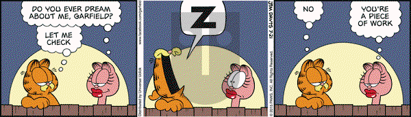 Garfield - Tuesday July 21, 2015 Comic Strip