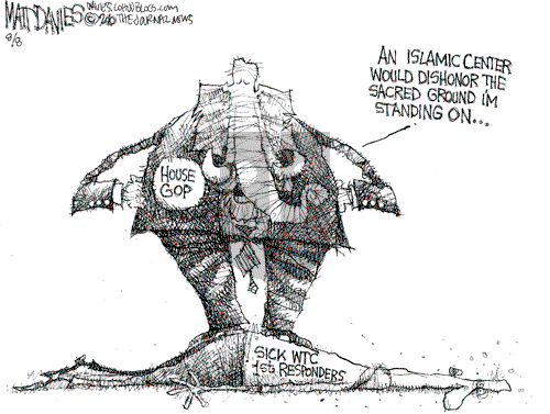 Matt Davies on Monday August 9, 2010 Comic Strip