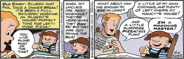 Nancy on Saturday April 6, 2013 Comic Strip