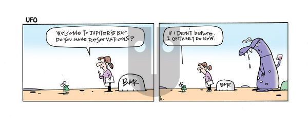 UFO on Sunday April 6, 2025 Comic Strip