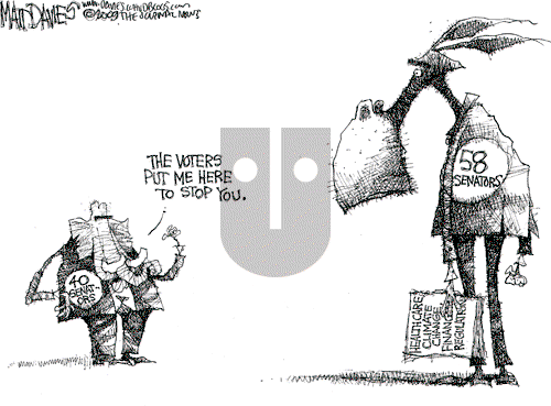 Matt Davies on Tuesday December 22, 2009 Comic Strip
