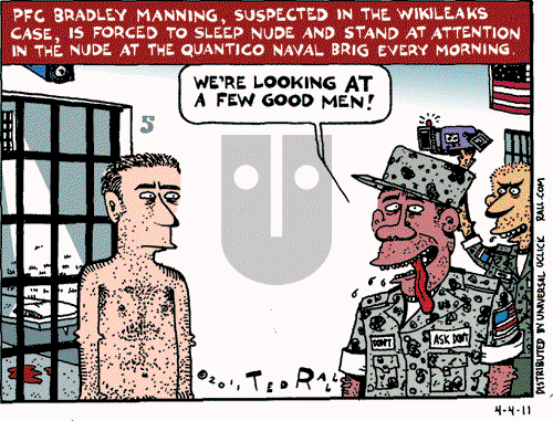 Ted Rall on Monday April 4, 2011 Comic Strip