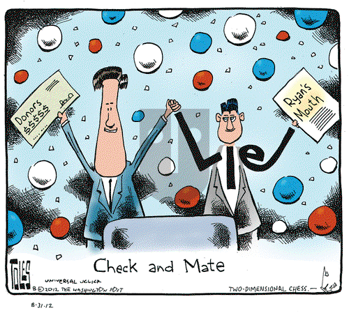 Tom Toles on Friday August 31, 2012 Comic Strip