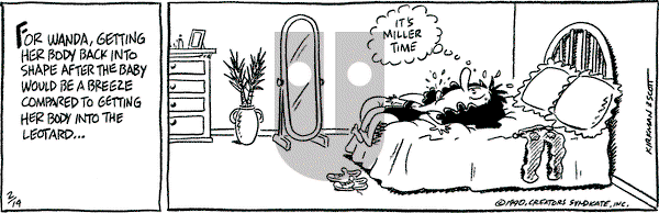 Baby Blues on Wednesday February 14, 1990 Comic Strip
