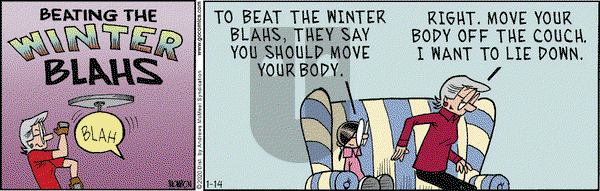 Grand Avenue on Tuesday January 14, 2020 Comic Strip