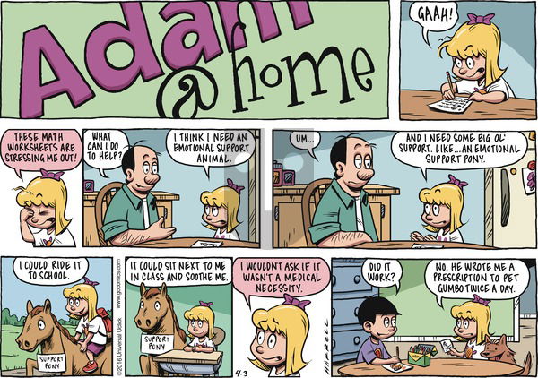 Adam@Home on Sunday April 3, 2016 Comic Strip