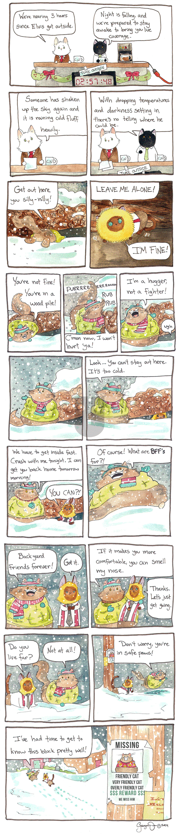 Breaking Cat News on Monday July 13, 2015 Comic Strip