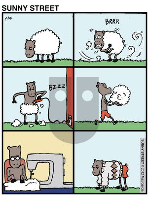 Sunny Street on Thursday June 6, 2013 Comic Strip