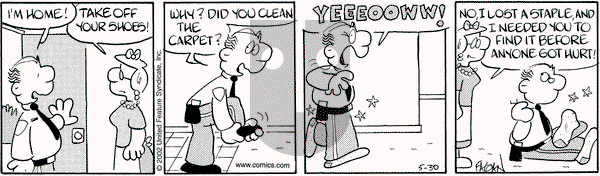 Drabble on Thursday May 30, 2002 Comic Strip