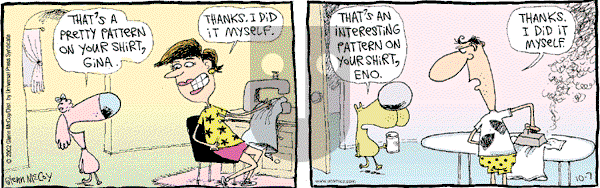The Duplex on Monday October 7, 2002 Comic Strip