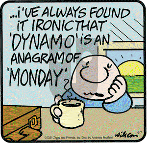 Ziggy on Monday June 7, 2021 Comic Strip