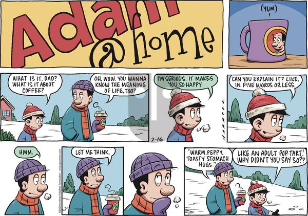 Adam@Home on Sunday February 16, 2020 Comic Strip