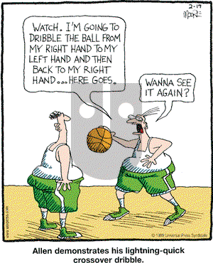 In the Bleachers on Saturday October 16, 1999 Comic Strip