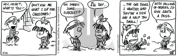 Heart of the City on Monday December 26, 2016 Comic Strip