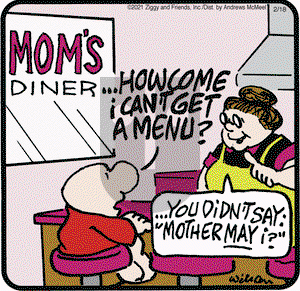 Ziggy on Thursday February 18, 2021 Comic Strip