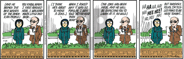 Doonesbury on Friday July 25, 2014 Comic Strip