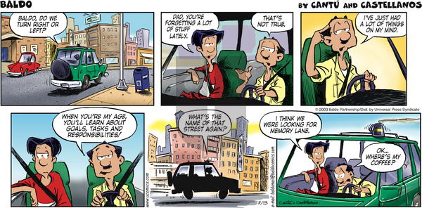 Baldo on Sunday July 13, 2003 Comic Strip