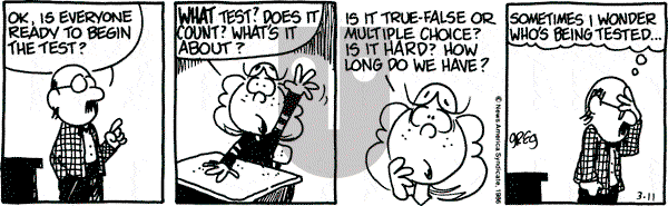 Luann on Tuesday March 11, 1986 Comic Strip