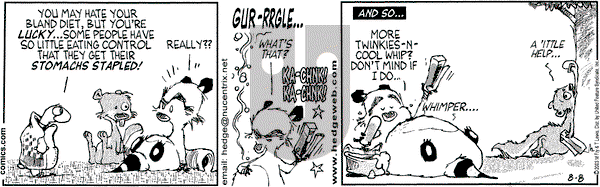 Over the Hedge on Friday August 8, 2003 Comic Strip