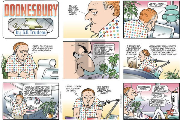 Doonesbury on Sunday October 6, 2002 Comic Strip