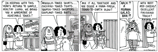 Cathy Classics on Monday September 15, 1997 Comic Strip