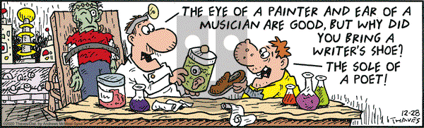 Frank and Ernest on Monday December 28, 2020 Comic Strip