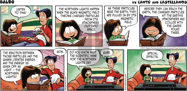 Baldo on Sunday April 22, 2007 Comic Strip