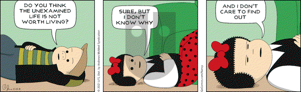 Nancy on Monday February 22, 2021 Comic Strip