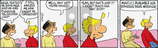 Arlo and Janis on Monday March 23, 2015 Comic Strip