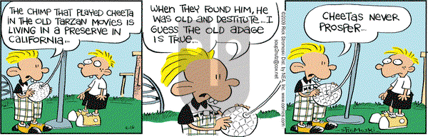 Soup to Nutz - Old on Thursday April 16, 2009 Comic Strip