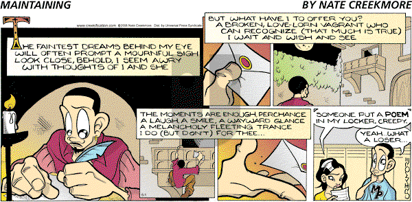 Maintaining on Sunday June 1, 2008 Comic Strip
