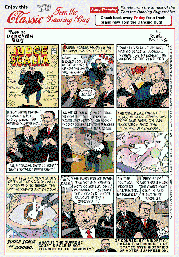 Tom the Dancing Bug on Thursday October 3, 2019 Comic Strip
