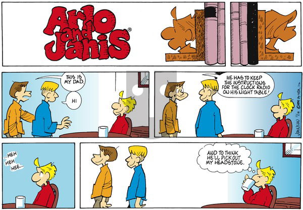Arlo and Janis on Sunday November 14, 1999 Comic Strip