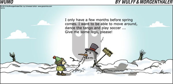 WuMo on Sunday December 13, 2015 Comic Strip