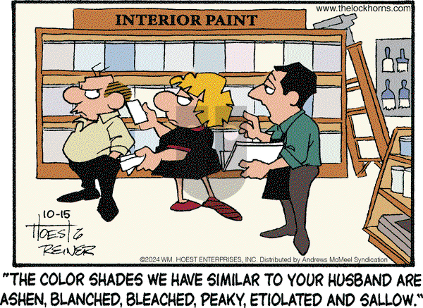 The Lockhorns - Tuesday October 15, 2024 Comic Strip