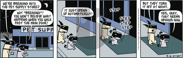 Pooch Cafe on Saturday April 6, 2019 Comic Strip