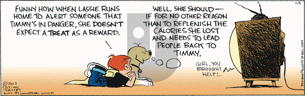 Red and Rover on Saturday November 9, 2013 Comic Strip