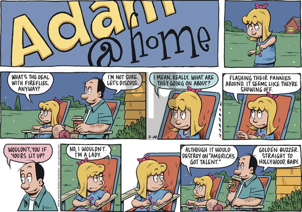 Adam@Home on Sunday July 14, 2019 Comic Strip