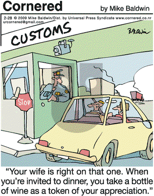 Cornered on Saturday February 28, 2009 Comic Strip