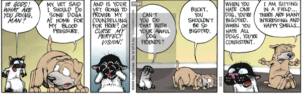 Get Fuzzy on Friday October 22, 2004 Comic Strip