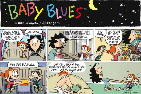 Baby Blues on Sunday September 17, 2017 Comic Strip