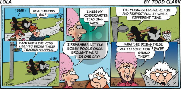 Lola on Sunday January 25, 2009 Comic Strip