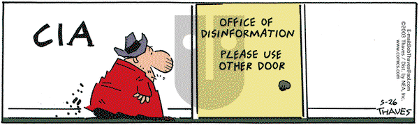 Frank and Ernest on Monday May 26, 2003 Comic Strip
