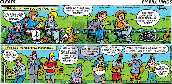 Cleats - Sunday April 14, 2002 Comic Strip