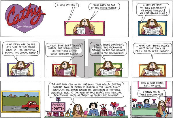 Cathy Classics on Sunday February 8, 2009 Comic Strip