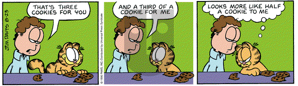 Garfield - Friday August 23, 1996 Comic Strip