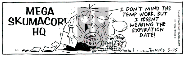 Frank and Ernest on Monday March 25, 1996 Comic Strip